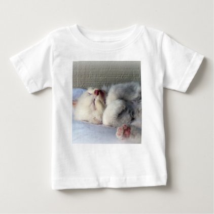 Sleepy Kitten Baby T-Shirt