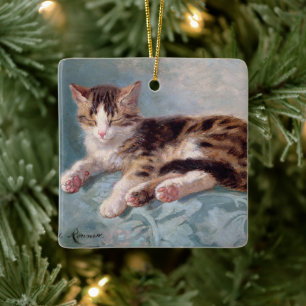 Sleepy Kitten • H. Ronner-Knip • Ornament