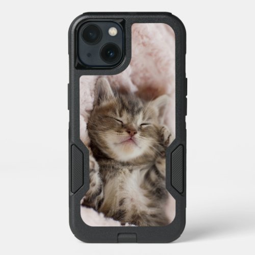 Sleepy Kitten iPhone 13 Case