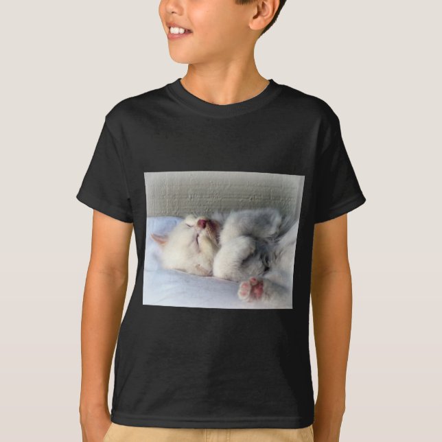 Sleepy Kitten T-Shirt (Front)