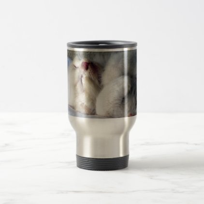 Sleepy Kitten Travel Mug