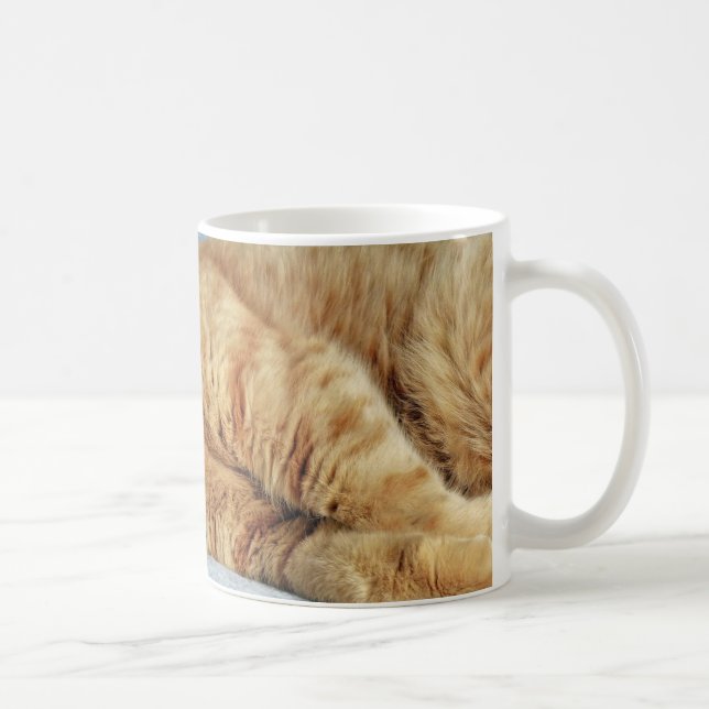 Sleepy Kitty Coffee Mug (Right)