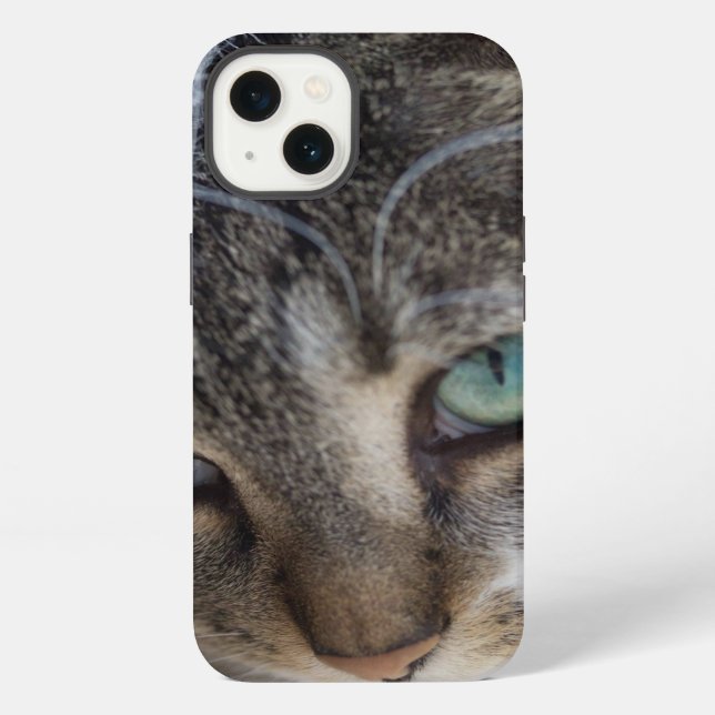Sleepy Kitty Iphone Case (Back)