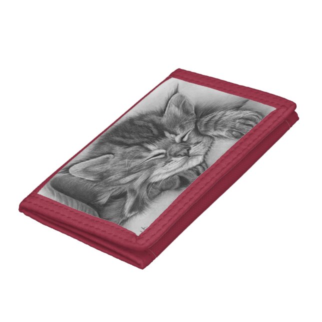 Sleepy Kitty Photo Wallet (Bottom)