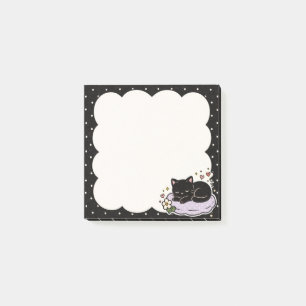 Sleepy Kitty Post-it Notes