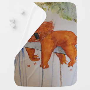 Sleepy Koala Baby Blanket