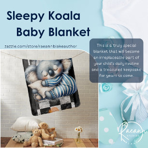 Sleepy Koala Baby Blanket