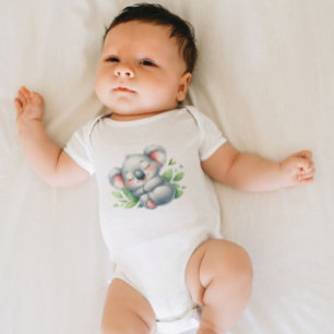 Sleepy Koala Bear Baby Bodysuit