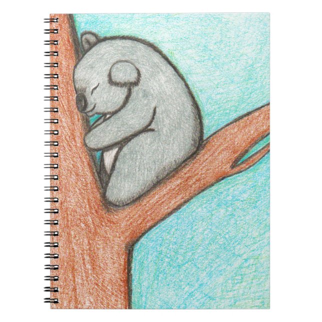 Sleepy Koala Notebook (Front)