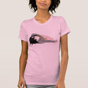 SLEEPY MANGA GIRL T-Shirt