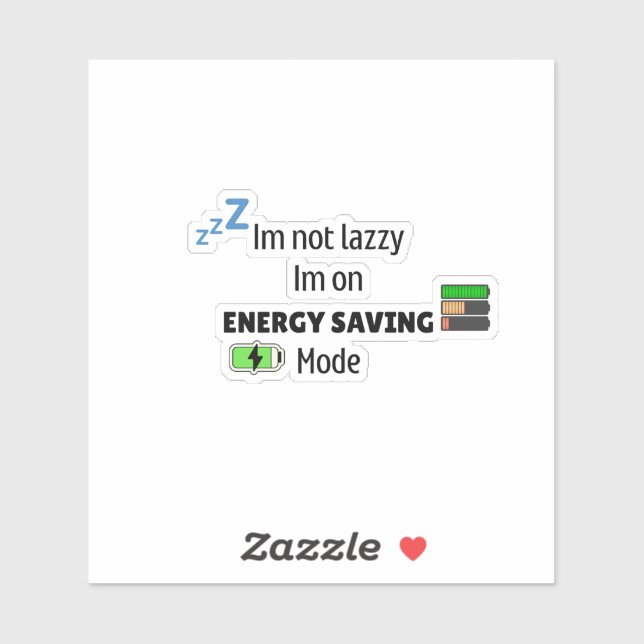 sleepy mode ON Sticker (Sheet)