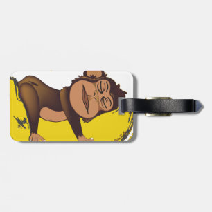 Sleepy Monkey Luggage Tag
