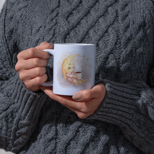 Sleepy Moon Coffee Mug – Cozy Night Dream (Creator Uploaded)