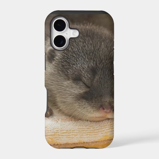 Sleepy Otter Iphone Case (Back)