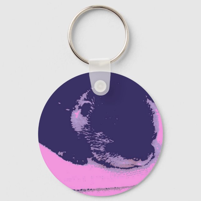 Sleepy Otter Keychain (Front)