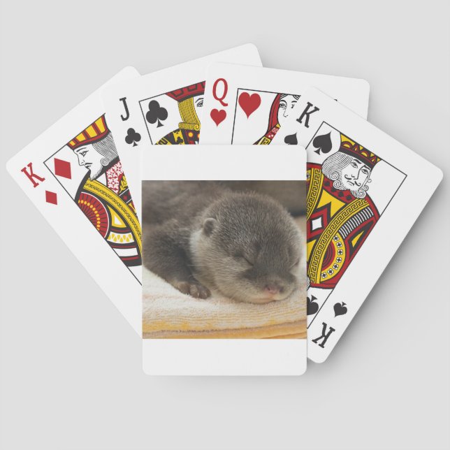 Sleepy Otter Poker Cards (Back)
