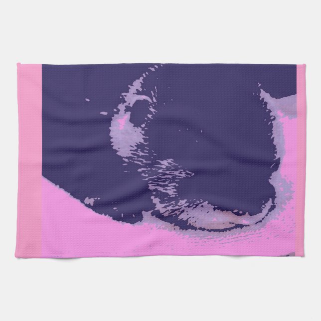 Sleepy Otter Towel (Horizontal)