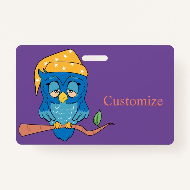 Sleepy Owl Thunder_Cove Badge (Front)