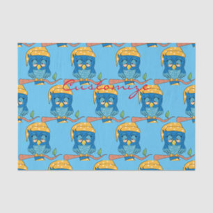 Sleepy Owl Thunder_Cove Tissue Paper