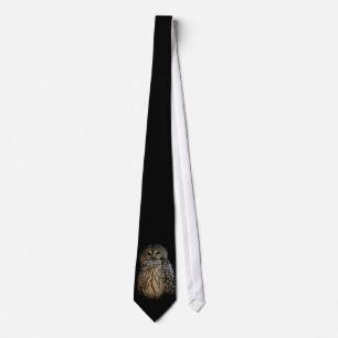 Sleepy Owl Tie