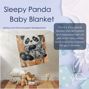 Sleepy Panda Baby Blanket