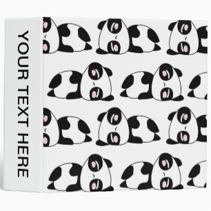 Sleepy Panda Binder
