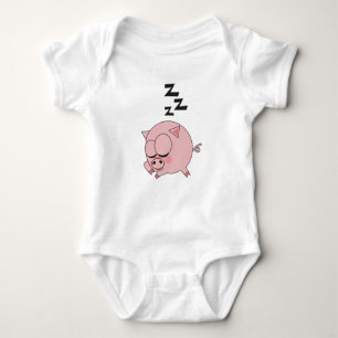 Sleepy Pig Baby Bodysuit