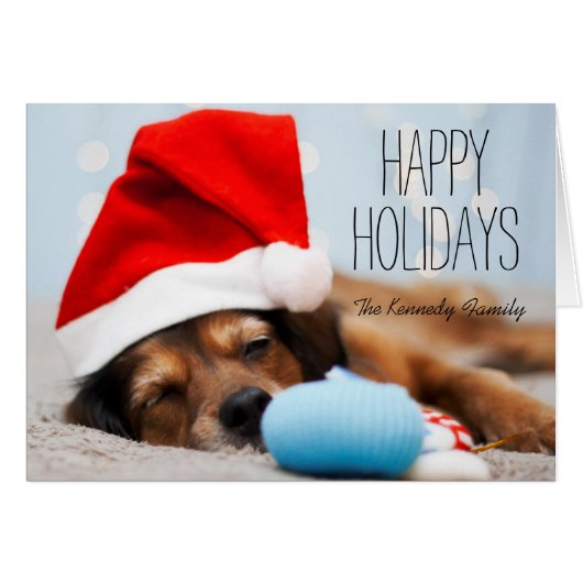 Sleepy Santa Cards (Front Horizontal)