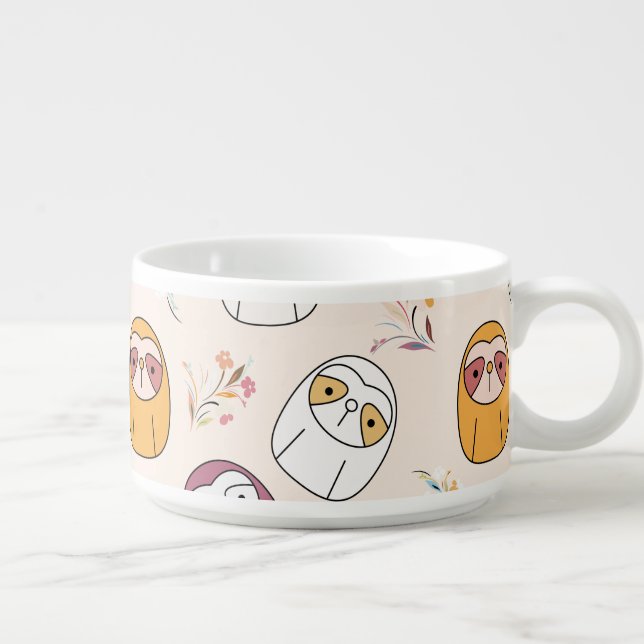 Sleepy Sloth Bowl (Left)