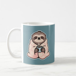 Sleepy Sloth Funny Morning Drinks Coffee Mug