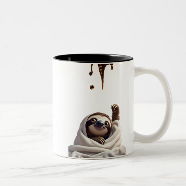 Sleepy Sloth Mug (Right)