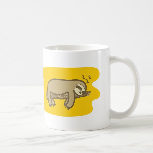 Sleepy sloth mug (Right)