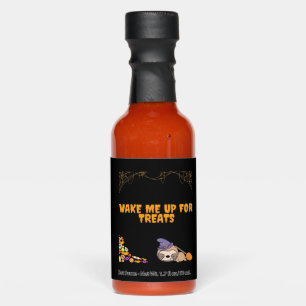 Sleepy sloth ready for Halloween treats! Classic T Hot Sauces