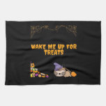 Sleepy sloth ready for Halloween treats! Classic T Kitchen Towel
