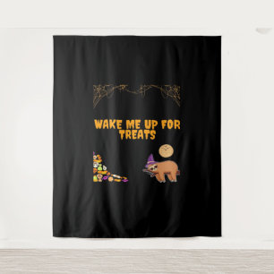 Sleepy sloth ready for Halloween treats! Classic T Tapestry