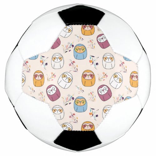 Sleepy Sloth Soccer Ball