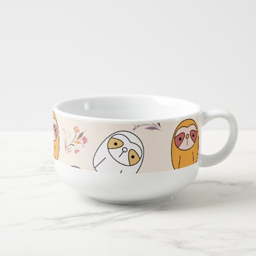 Sleepy Sloth Soup Mug