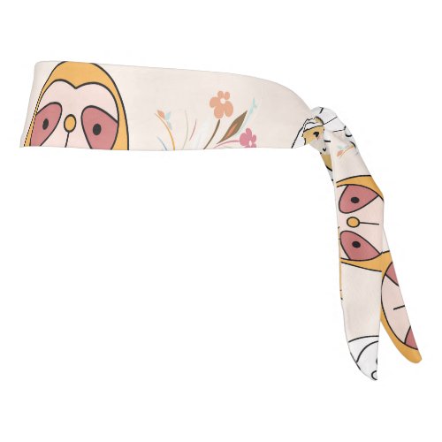 Sleepy Sloth Tie Headband