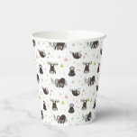 Sleepy Sweet Sloth Pattern Paper Cups