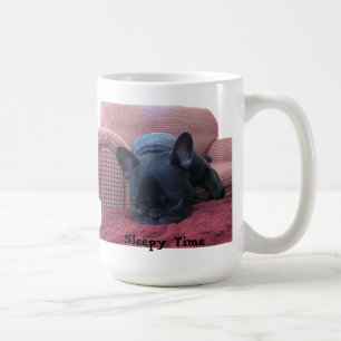 Sleepy Time French Bulldog Mug