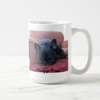 Sleepy Time French Bulldog Mug