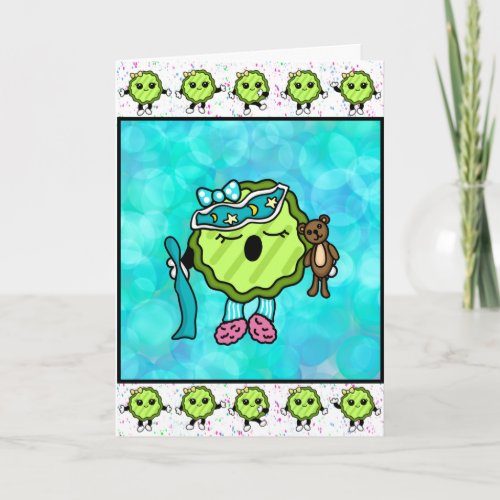 Sleepy Time Pickle  Funny Pickle  Card