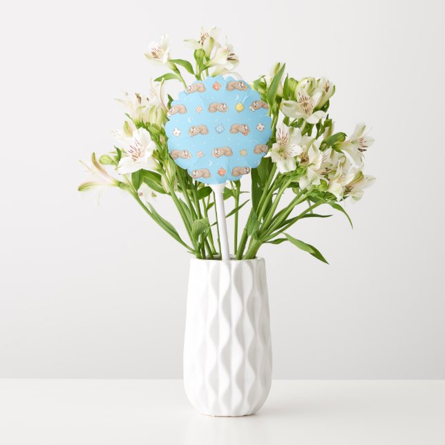 Sleepy Time Sloth Pattern Balloon (Vase)
