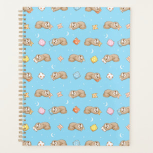 Sleepy Time Sloth Pattern Planner