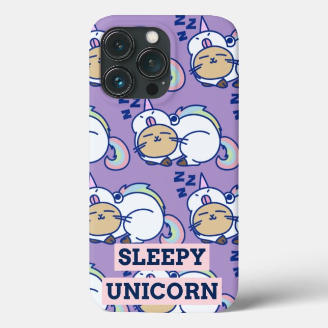 Sleepy Unicorn  Case-Mate iPhone Case (Back)