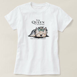 Sleepy Yorkie Cuteness KiniArt T-Shirt