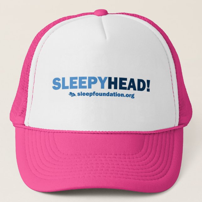 Sleepyhead! Hat (PINK) (Front)