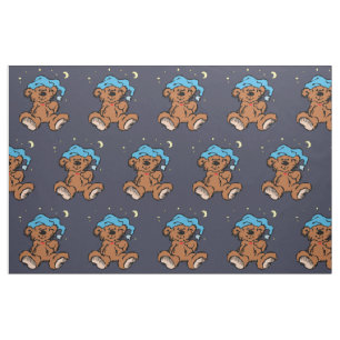 Sleepytime Teddy Bear Fabric