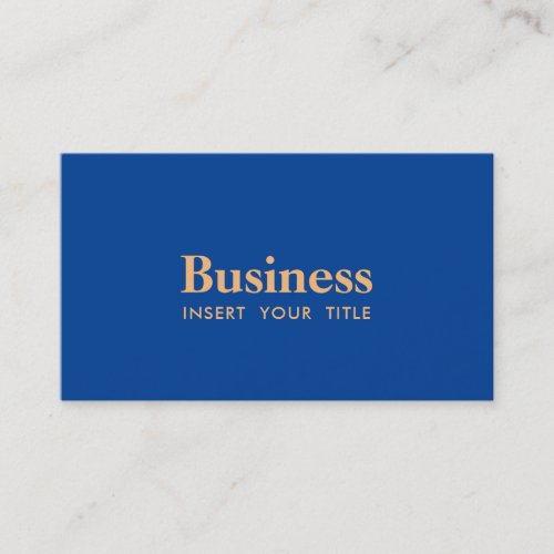 Sleet Blue Minimalist Trendy Elegant Business Card