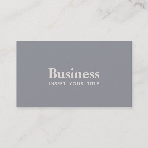 Sleet Minimalist Trendy Elegant Business Card